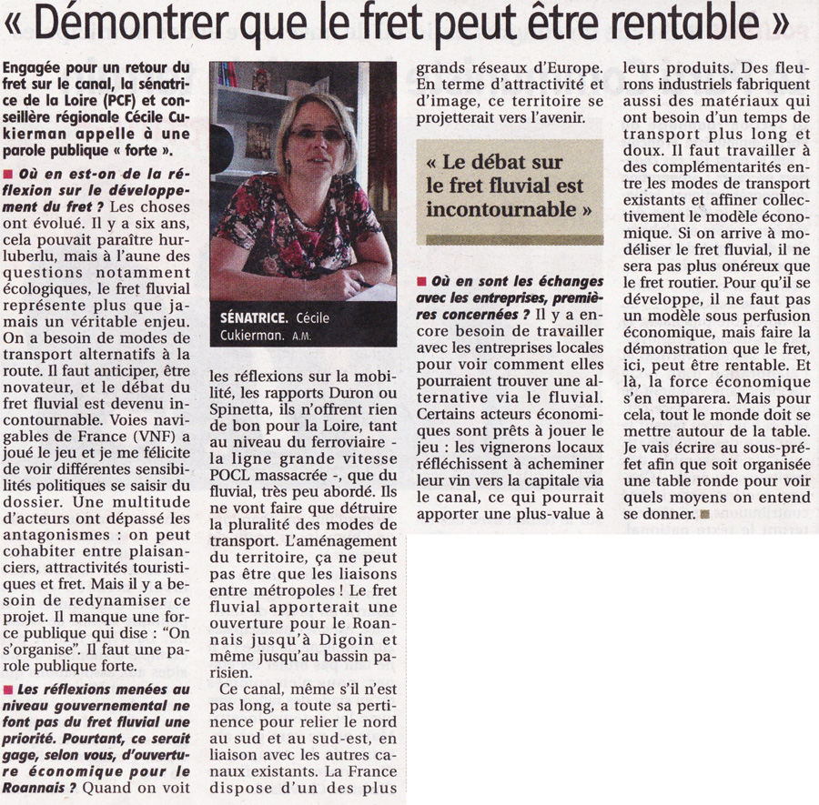 Printemps de l'Oudan, interview de la sénatrice Cécile Cukierman